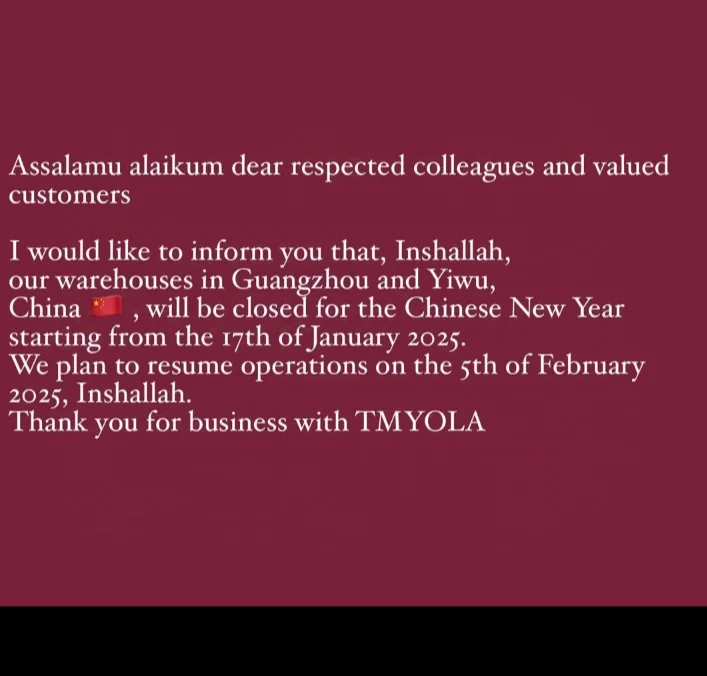Closure of China Warehouse